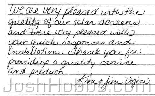 Pflugerville TX Solar Blinds aka Solar Window Screens